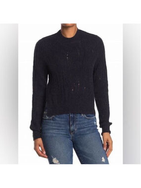 Zadig & Voltaire Lili C
Destroy Sweater 100 % cashmere multi tone luxury sz sm